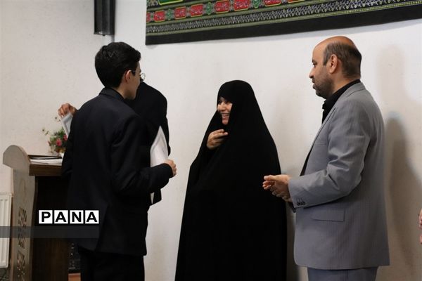 تقدیر از پسران خبرنگار فعال پانا آموزش و پرورش
