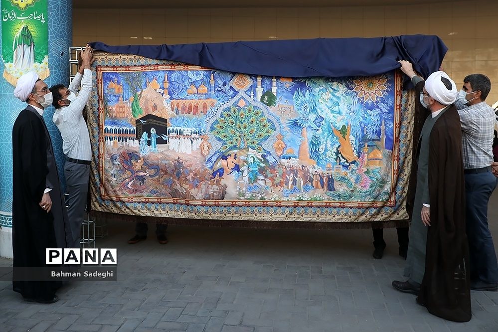 آیین رونمایی از سازه حجمی عصر عاشورا برگزار شد
