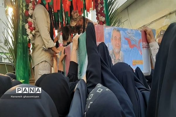 مراسم استقبال از شهید مدافع حرم «مصطفی تاش موسی» درشهرستان  عباس آباد