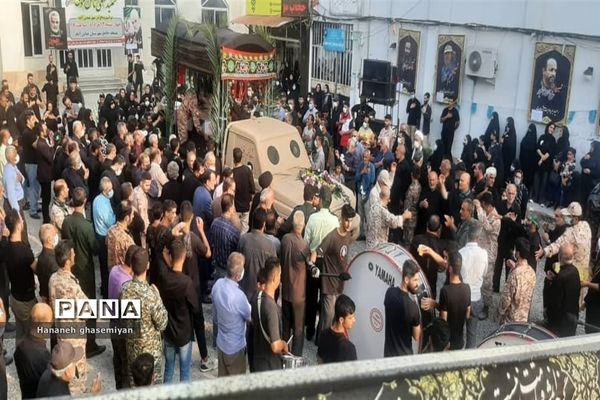 مراسم استقبال از شهید مدافع حرم «مصطفی تاش موسی» درشهرستان  عباس آباد