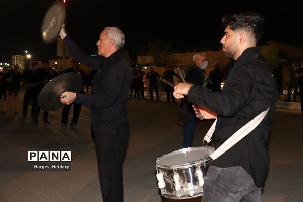 برگزاری مراسم زنجیر زنی و سنج و دمام در شهرستان امیدیه