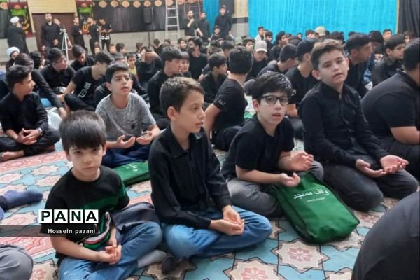 مراسم سوگواری احلی من العسل در شهرستان ملارد