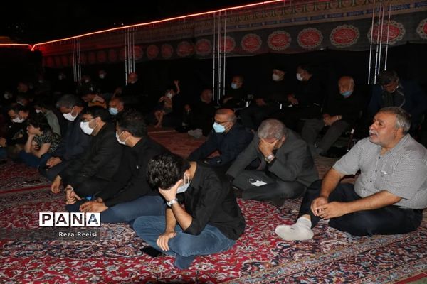 عزاداری هیات مذهبی فرهنگیان شیراز در شب ششم محرم