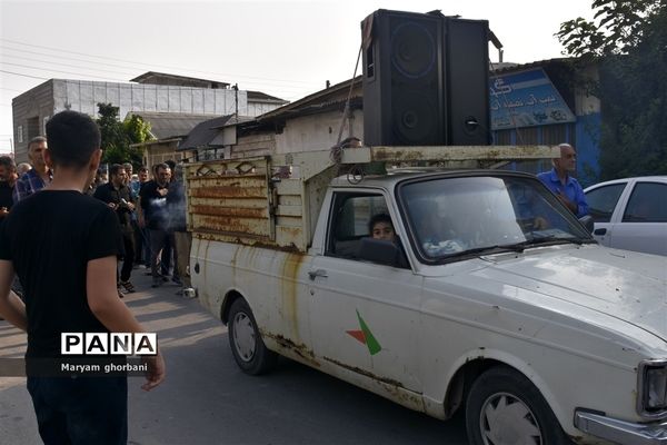 عزاداری و دسته‌روی در روستای گالشکلا بهنمیر