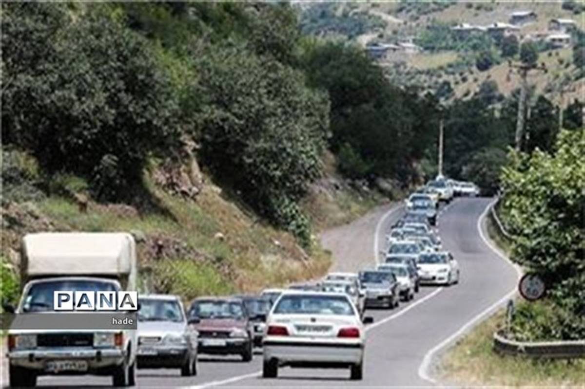 ترافیک سنگین در آزادراه تهران - شمال و کرج- قزوین