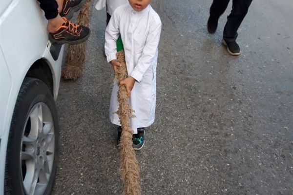 حرکت دستجات عزاداری در شهرستان فلاورجان