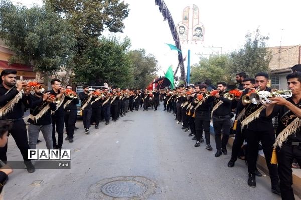 حرکت دستجات عزاداری در شهرستان فلاورجان