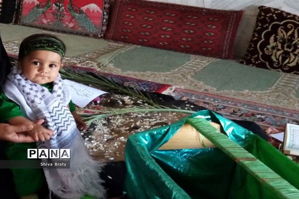 همایش شیرخوارگان حسینی در تکیه علی اصغری کندر