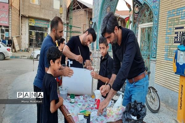 ماشین‌نویسی رایگان به نیت ابا عبدالله حسین (ع)‌ در روستای داربکلا