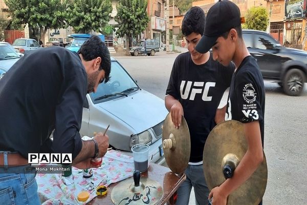 ماشین‌نویسی رایگان به نیت ابا عبدالله حسین (ع)‌ در روستای داربکلا