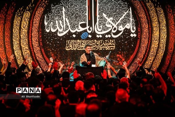 عزاداری شب هشتم محرم در هیِات روضه الحسنین (ع)