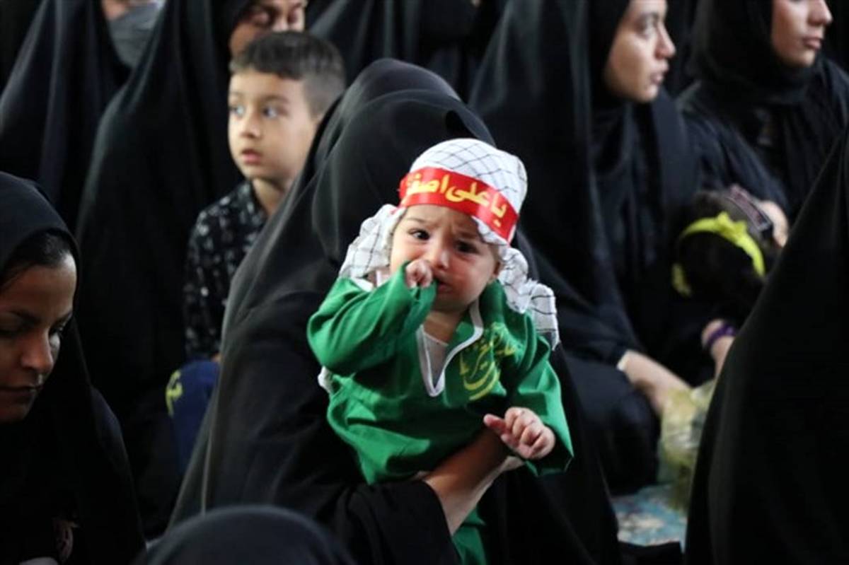 ‌مراسم شیرخوارگان حسینی در شهرستان شهرضا /فیلم