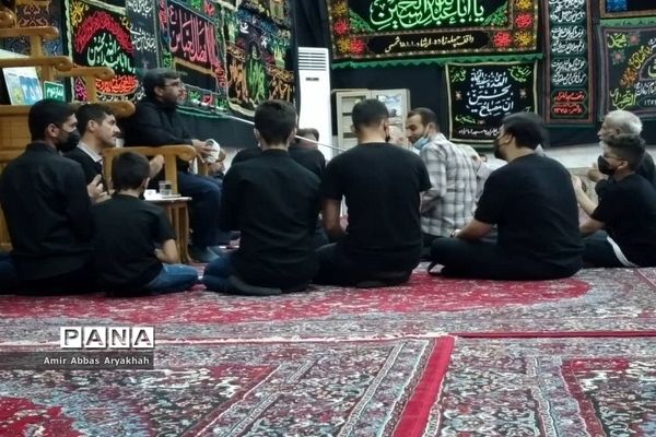 مراسم عزاداری محرم در مسجد امامزاده عبدالمهیمن بوشهر