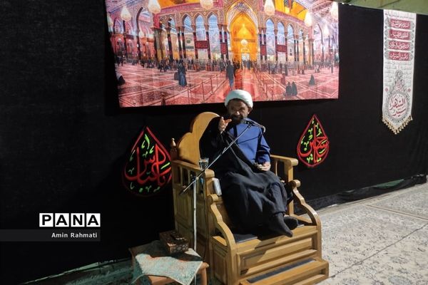 برگزاری مراسم عزاداری در حرم مطهر علی ابن حمزه (ع)