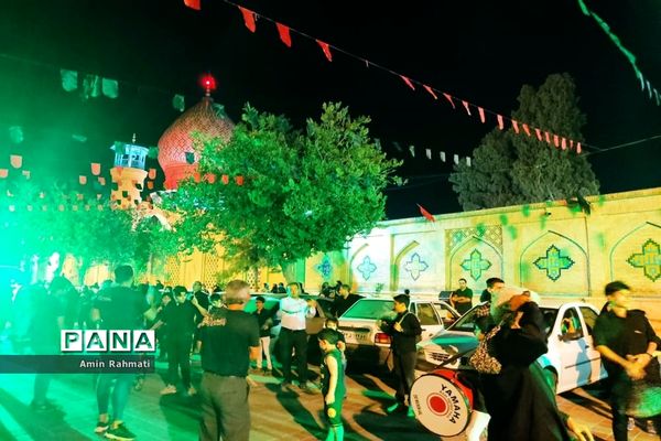 برگزاری مراسم عزاداری در حرم مطهر علی ابن حمزه (ع)