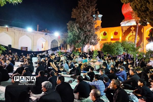 برگزاری مراسم عزاداری در حرم مطهر علی ابن حمزه (ع)