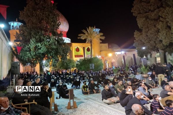 برگزاری مراسم عزاداری در حرم مطهر علی ابن حمزه (ع)