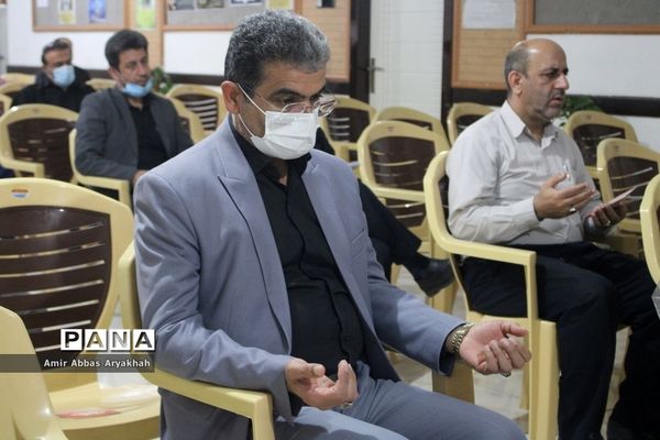 مراسم عزاداری محرم  و زیارت  عاشورا در اداره‌کل آموزش و پرورش استان بوشهر