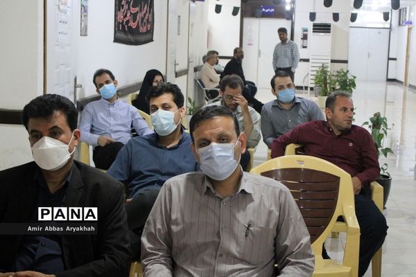 مراسم عزاداری محرم  و زیارت  عاشورا در اداره‌کل آموزش و پرورش استان بوشهر