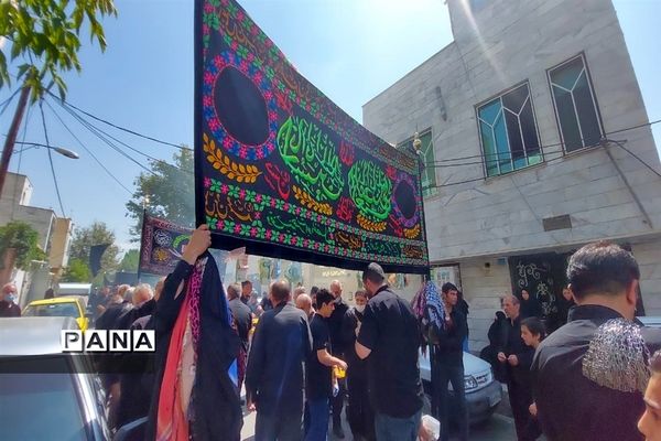 برگزاری مراسم تاسوعای حسینی در روستای چرمخورانی‌ها