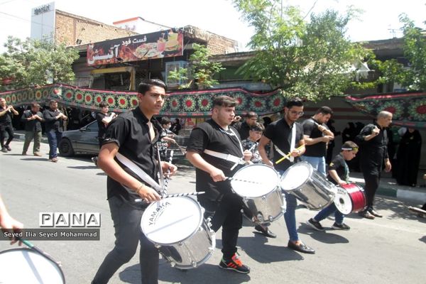 دسته‌های زنجیرزنی روز تاسوعا در شهرری