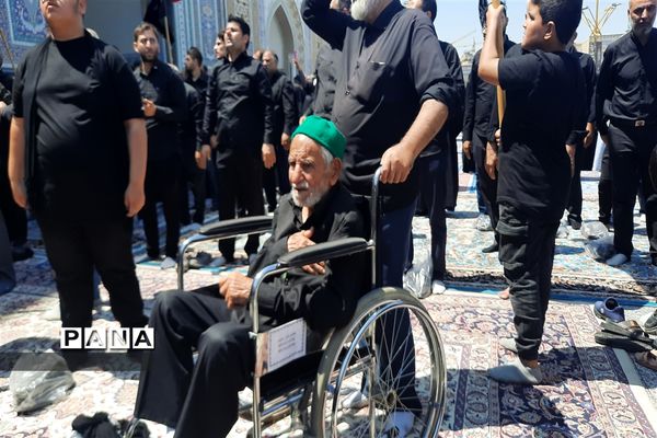 مراسم تاسوعای حسینی  در مشهد مقدس
