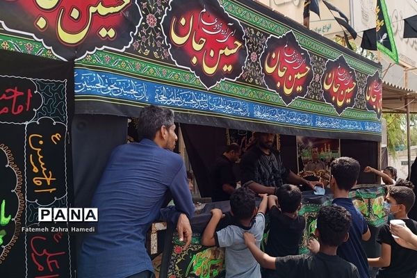 عزاداری روز تاسوعای حسینی در شهرستان قشم