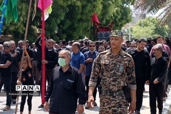 عزاداری روز تاسوعای حسینی در شهرستان قشم