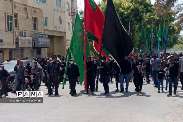 عزاداری روز تاسوعای حسینی در شهرستان قشم