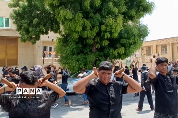 عزاداری روز تاسوعای حسینی در شهرستان قشم