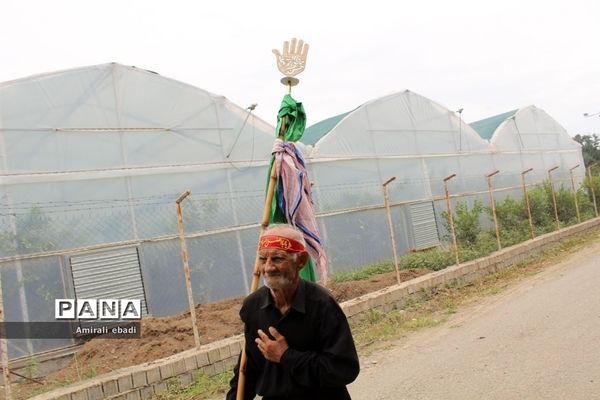 مراسم تاسوعای حسینی در بادله میاندورود