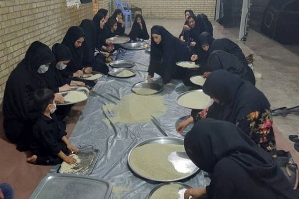 برپایی موکب دانش‌آموزان پیشتاز شهرستان اقلید در روز تاسوعا و عاشورای حسینی