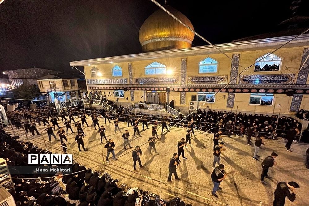 سوگواری شب عاشورای حسینی در روستای دارابکلا