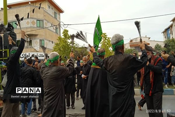 عزاداری عاشورای حسینی در شهرستان نور