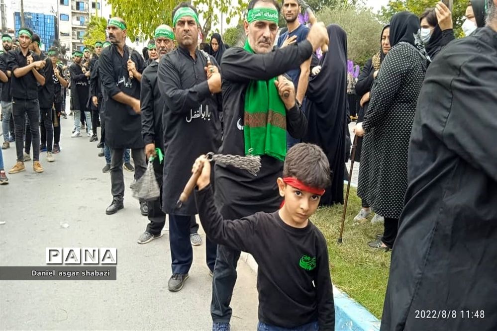 عزاداری عاشورای حسینی در شهرستان نور