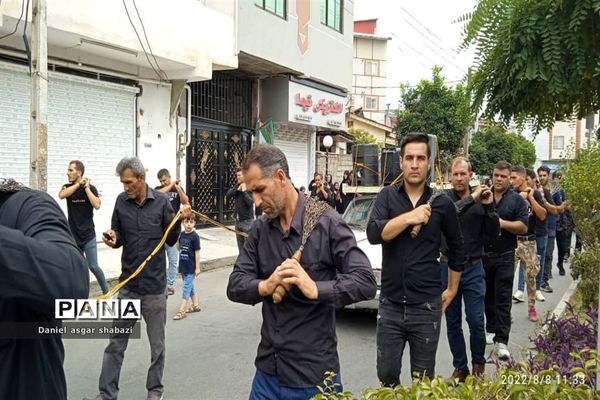 عزاداری عاشورای حسینی در شهرستان نور