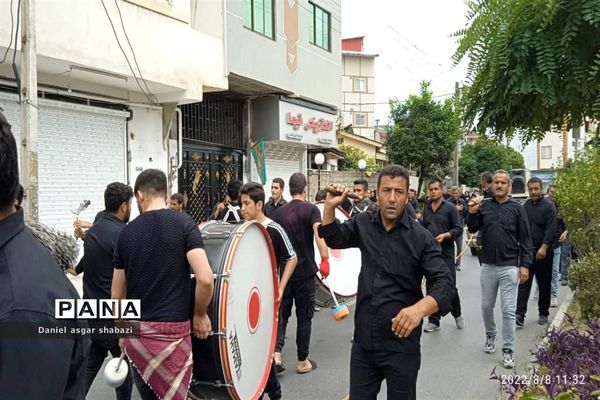 عزاداری عاشورای حسینی در شهرستان نور