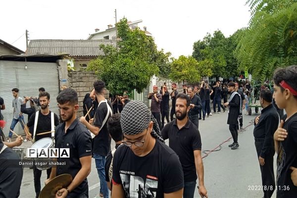 عزاداری عاشورای حسینی در شهرستان نور