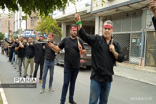 عزاداری عاشورای حسینی در شهرستان نور