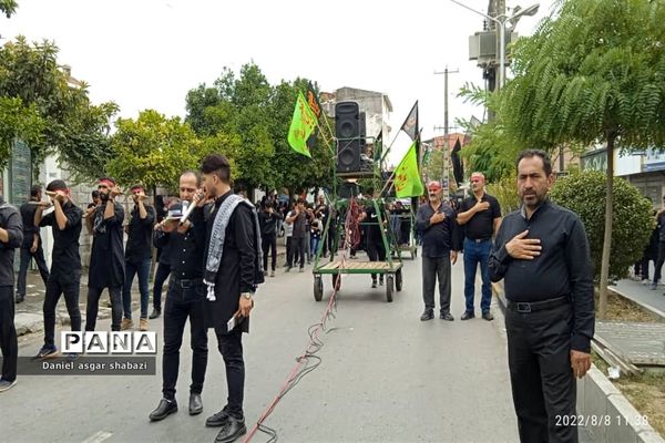 عزاداری عاشورای حسینی در شهرستان نور