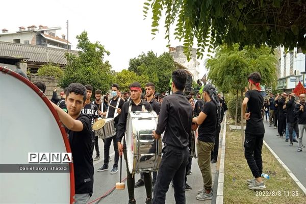 عزاداری عاشورای حسینی در شهرستان نور