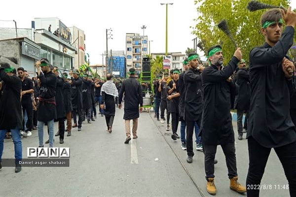 عزاداری عاشورای حسینی در شهرستان نور