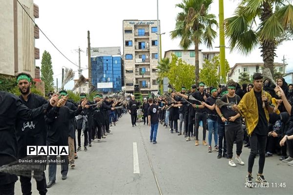 عزاداری عاشورای حسینی در شهرستان نور