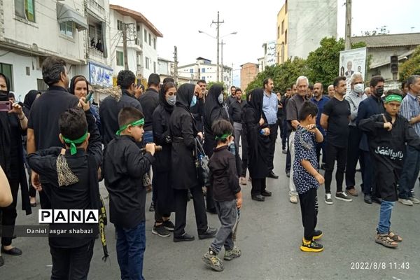 عزاداری عاشورای حسینی در شهرستان نور