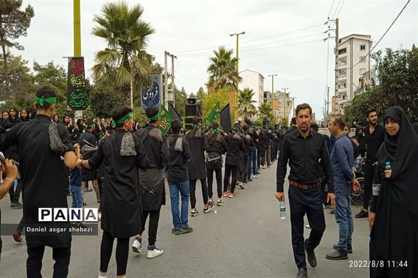 عزاداری عاشورای حسینی در شهرستان نور
