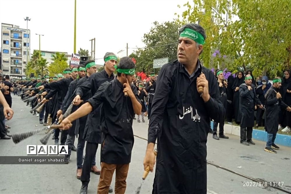 عزاداری عاشورای حسینی در شهرستان نور