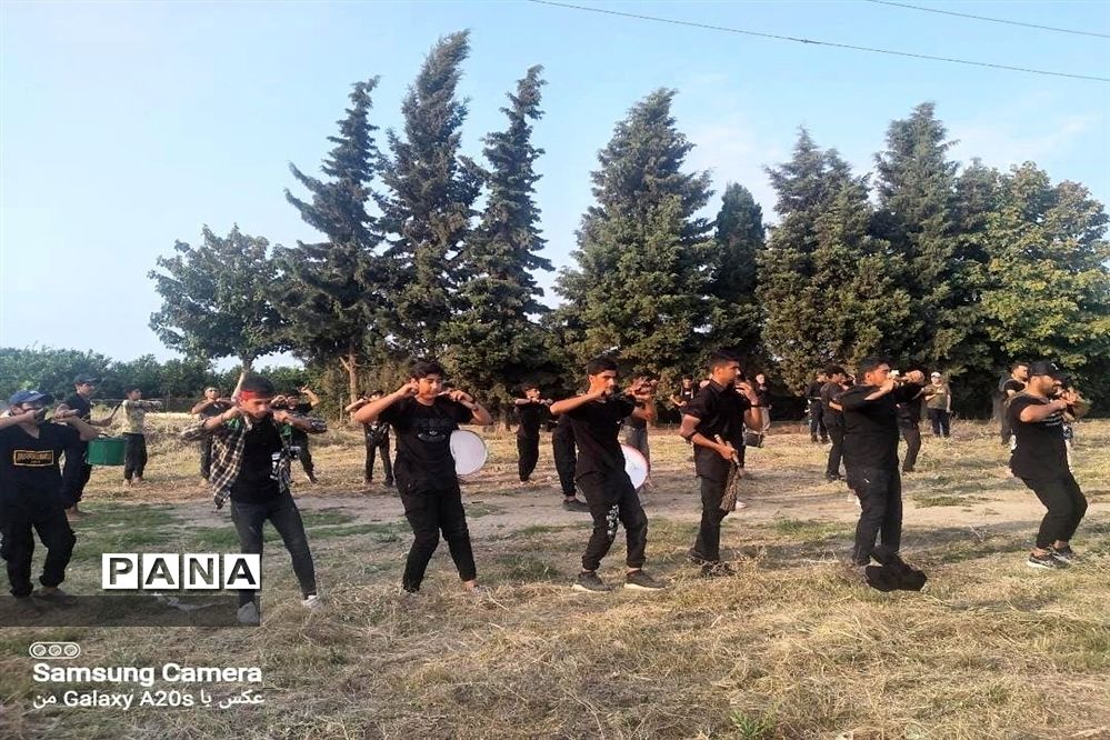 عزاداری عاشورا حسینی در روستای دلمرز