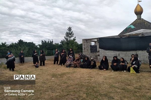 عزاداری عاشورا حسینی در روستای دلمرز