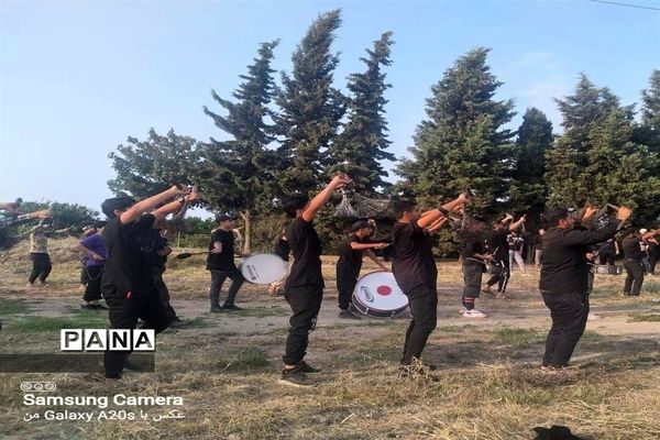 عزاداری عاشورا حسینی در روستای دلمرز