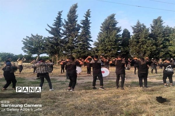 عزاداری عاشورا حسینی در روستای دلمرز